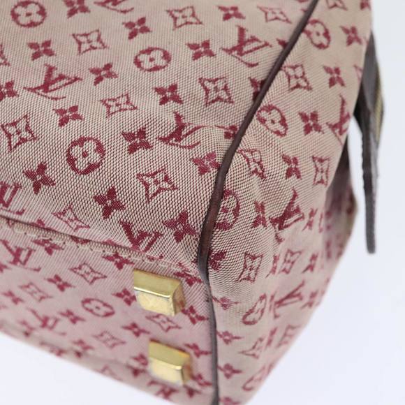 LOUIS VUITTON Monogram Mini Josephine PM Hand Bag Red M92216 LV Auth 91076 - Picture 15 of 16